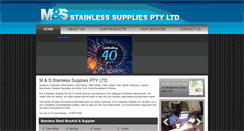 Desktop Screenshot of msstainless.com.au