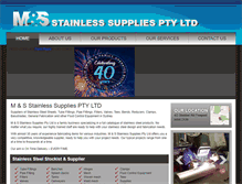 Tablet Screenshot of msstainless.com.au